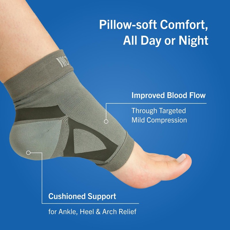 Brownmed Nice Stretch Plantar Fasciitis Sleeve - Compression Foot Sleeve