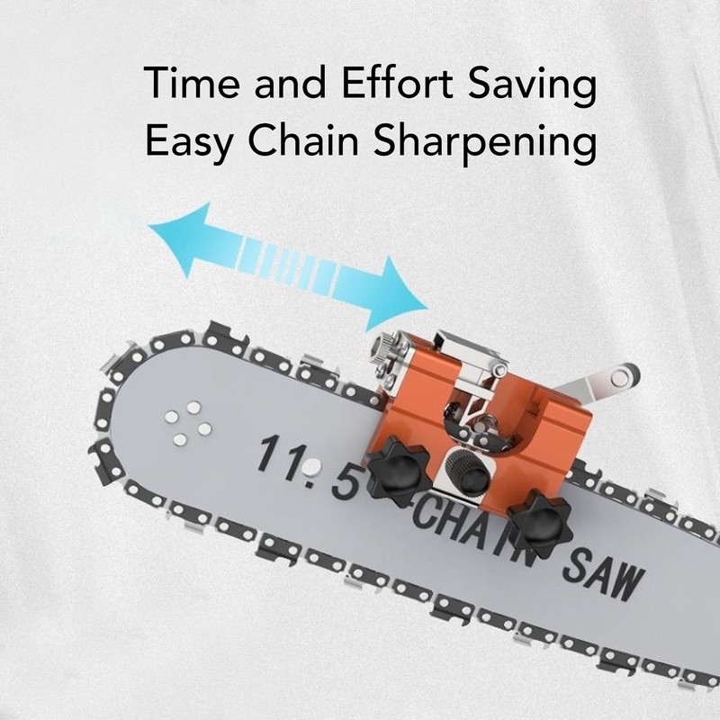Chainsaw Sharpener Hand Cranked Manual Chain Saw Sharpening Tool Set