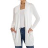 Women's Casual Loose Long Open Front Sweater Cardigans with Pockets