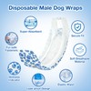 Dono Dog Diapers Male Disposable Male Dog Wraps 40ct Doggie