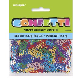 Foil "HAPPY BIRTHDAY" Party Confetti, 0.5oz