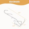 Valance Clips, 12Pcs 2.5 Inch Clear Horizontal Wood Blind Hidden