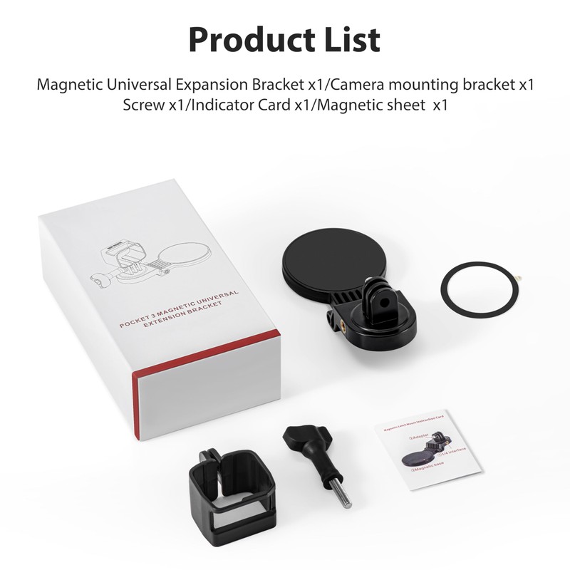 Tomat Osmo Pocket 3 Magnetic Mount Stand for DJI Pocket