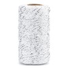G2PLUS Christmas String for Gift Wrapping, White Cotton Twine with