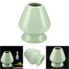 TOPINCN Matcha Tea Whisk Holder Ceramic Matcha Whisk Stand Japanese