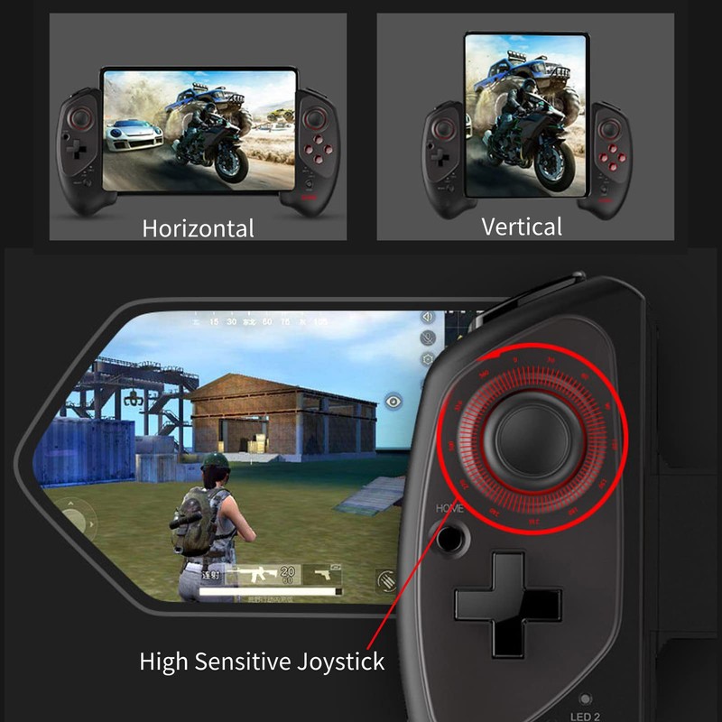 Acogedor Joystick de Gamepad Móvil Bluetooth 4.0, PG-9083S Tableta de