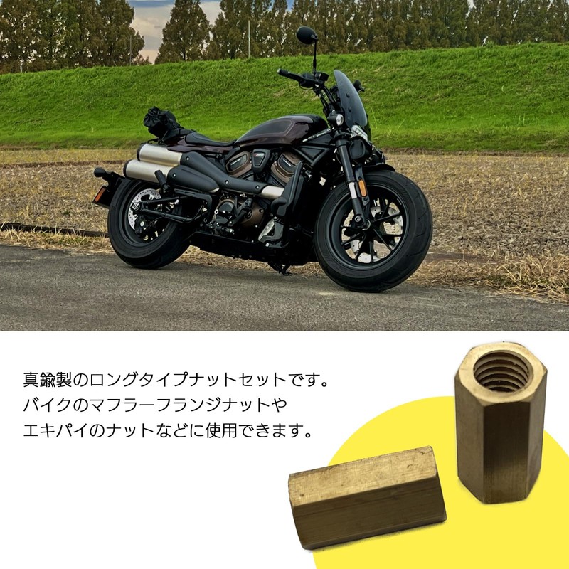 Moderno La Tail Flange Bag Nut M8 Flange Nut Muffler