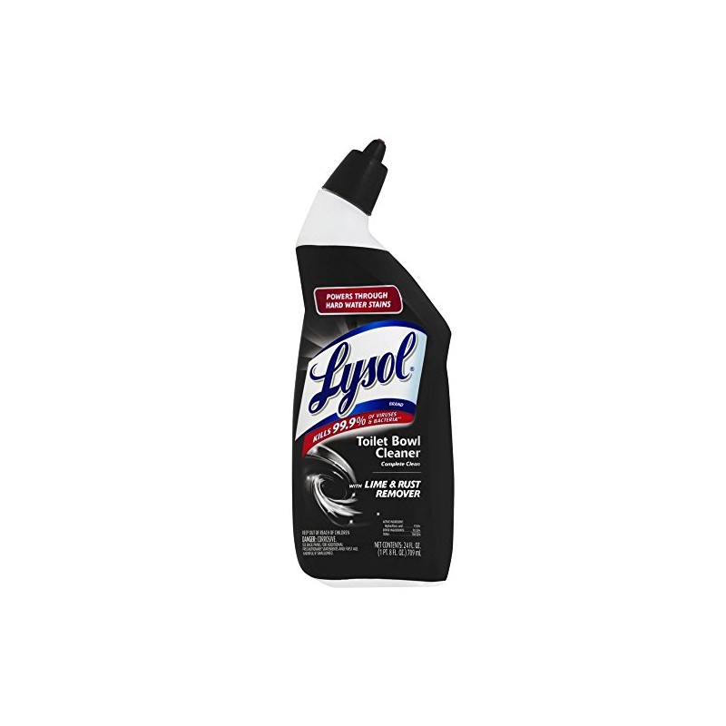 Lysol Toilet Bowl Cleaner with Lime and Rust Remover, 24