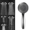 LIDOUK Shower Head Universal Bath Shower Handheld Handset 5 Mode