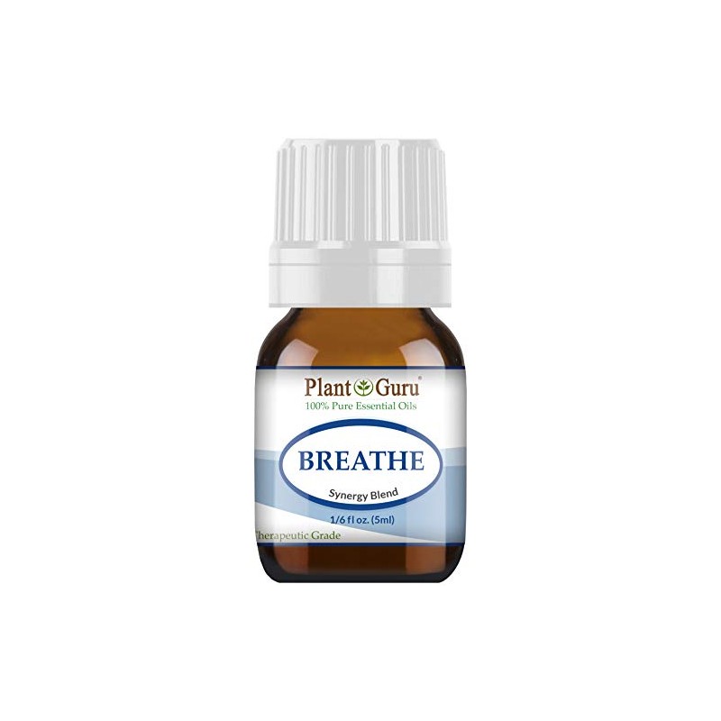 Breathe Essential Oil Blend 5ml Respiratory 100% Pure Therapeutic Grade.