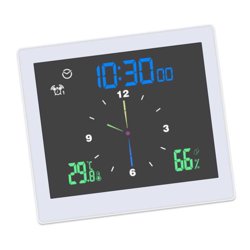Bathroom Digital Clock Waterproof Temperature & Humidity Meter Thermometer Hygrometer