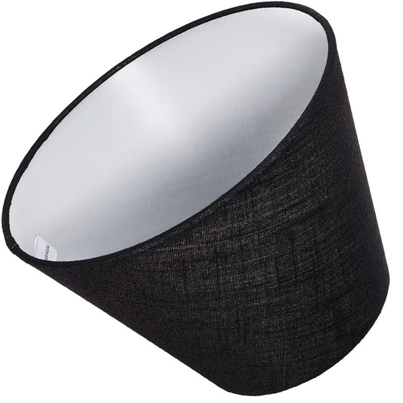 TOOTOO STAR Black 5x9x7"Small Lamp Shades Set of 2,Small table