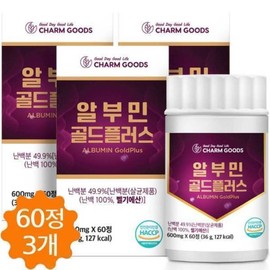 Albumin Gold Plus Bee Tree Extract Powder Egg White Protein 60 Tablets 3 / 알부민 골드플러스 벌나무추출분말 난백 단백질 60정 3개