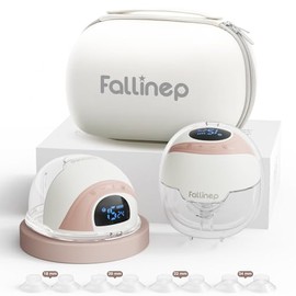 Extractor de Leche Electrico Portátil, Saca Leche Electrico Manos Libres Versión Invisible, Sacaleches con 3 Modos y 15 Niveles de Succión, Adecuado para tallas 18-27MM, Capacidad de 360ML