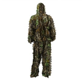 Zicac Children 3D Leaves Ghillie Camouflage Clothing Tops Pants Jacket Hunting Paintball Airsoft for Kids