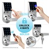 Electronic Keyless Door Lock, Keyless Entry with Touchscreen, Key Fobs,