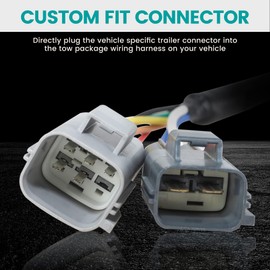 Oyviny 7 Way RV Blade Trailer Wiring 56443 for 2020-2024 Ford F-250, F-350, F-450, F550, F650, Factory Tow Package Required