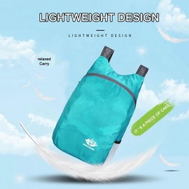 Waterproof Foldable Backpack, Lightweight Travel Backpack, Outdoor Sports Backpack, Portable Backpack for Camping Hiking Climbing:_Black_1 Count