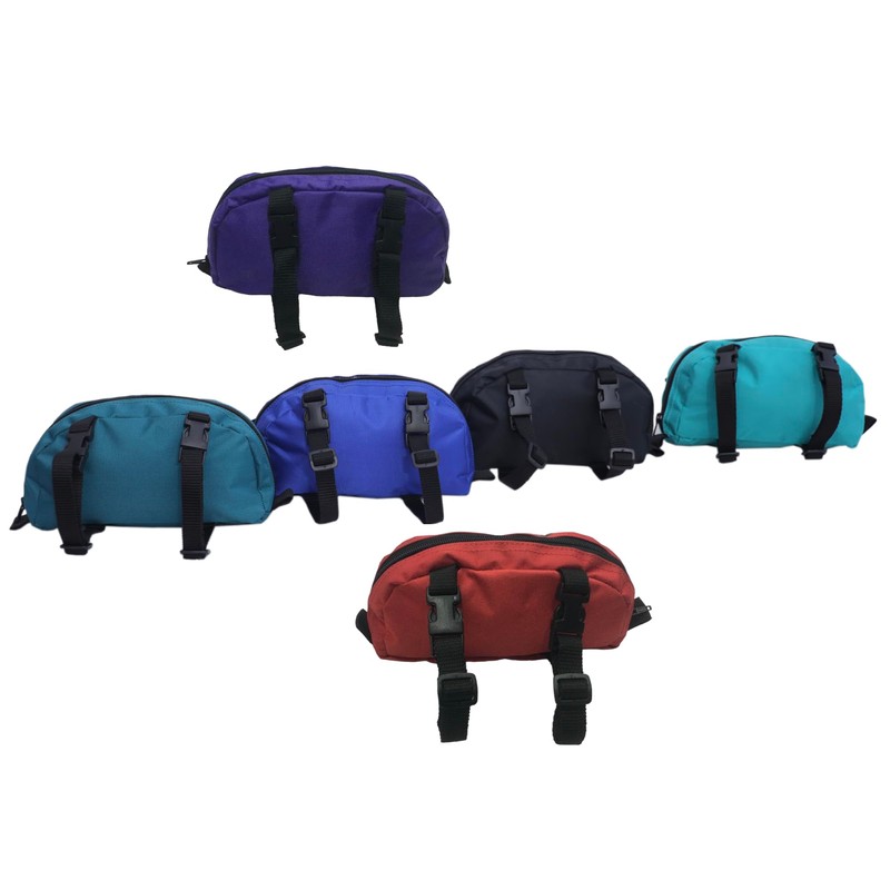 Majestic Ally Reflective Nylon Saddle Bag for Saddle Accessories (Red)