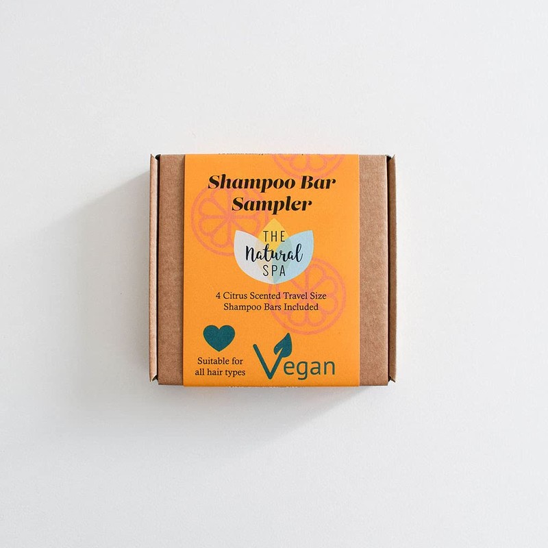 Citrus Shampoo Sampler - 4 x 15g Travel Size Shampoo