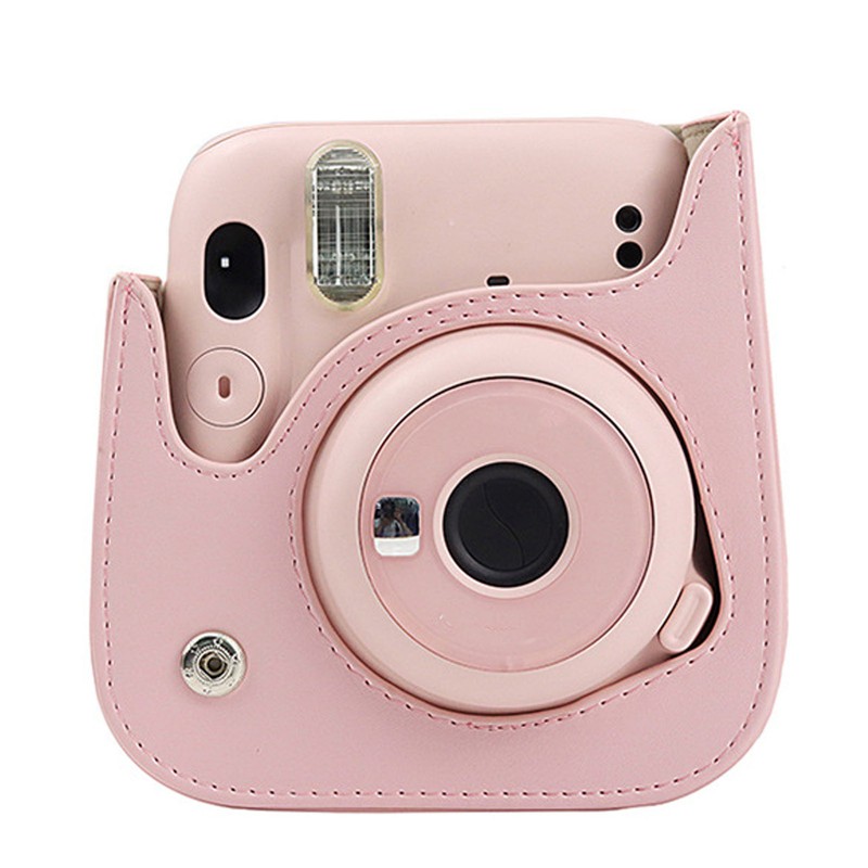 PU Leather Antidrop Retro Shoulder Protective Camera Bag Pouch for