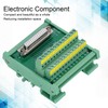 DB25 to Terminal Connector Adapter Plate PCB Board Straight Female