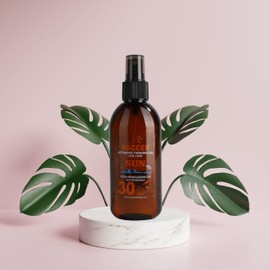 Haccer 30 SPF Self Tanner Oil 150 ml - LSF 30 - Schutz, Beugt Sonnenbrand vor - Selbstbräunungsöle