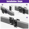 Qualward Spare Tire Mount Bracket for Trailer & Carrier -