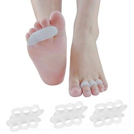 PEDIMEND 6X Gel Hammer Toe Splint Cushion | Hammer Toe Crest Pad | Gel Toe Separators | Toe Supports Hammertoes | Overlapping Toe Spacers | For Men and Women | Foot Care