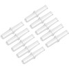 uxcell Aquarium Air Valve Connector Plastic Inline Tubing Straight Valves