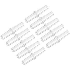 uxcell Aquarium Air Valve Connector Plastic Inline Tubing Straight Valves for 4mm Fish Tank Pond Air Line 20pcs