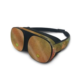 MightySkins Glossy Glitter Skin Compatible with HTC Vive Flow - Space Smoke | Protective, Durable High-Gloss Glitter Finish | Easy to Apply