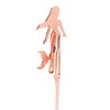 10pcs Table Number Holder Spiral Base Mermaid Shaped Wedding Table