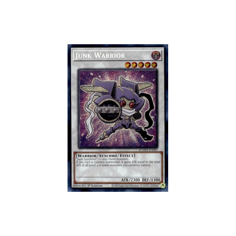 Junk Warrior - BLMM-EN009 - Secret Rare - 1st Edition