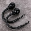 BSTKEY A Pair of Lightweight Metal Curtain Hooks - Retro