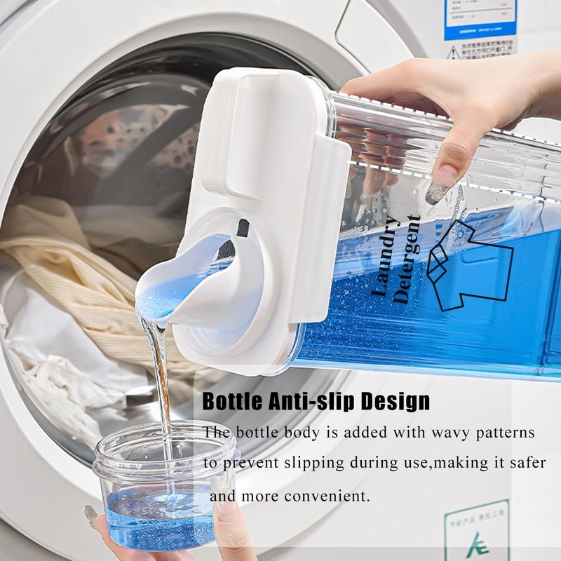 [2 Pack] Laundry Detergent Dispenser for Laundry Room Organization and