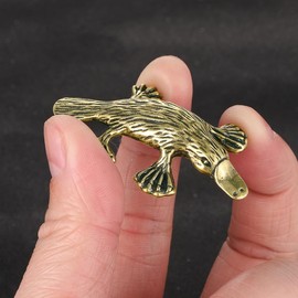 CHOVY Vintage Solid Brass Platypus Figurine - Exquisite Desk Decor for Collectors - Perfect Home or Office Accen(Platypus)