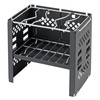 Captain Stag UG-44 2-in-1 Barbecue Stove, Open-Air Grill, Collapsible, Kamado Grill, Smart Grill, B6 Size, w/ Bag, 3-Level Adjustment