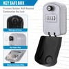 ENONEO Key Safe Key Safe with 4-Digit Combination Code with