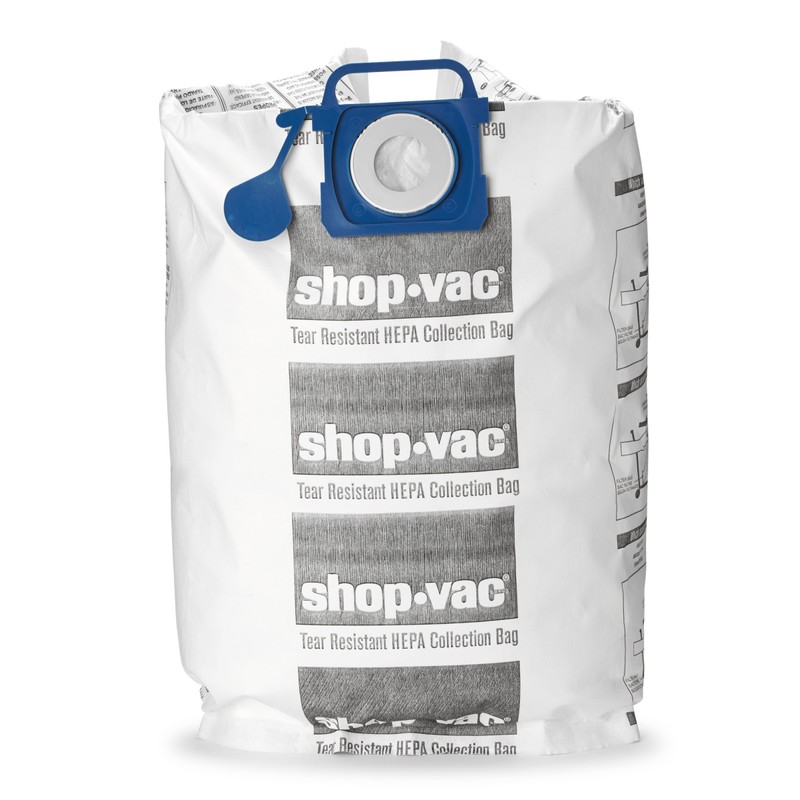 Shop-Vac 9021833 Genuine Hepa Tear Resistant Collection Filter Bags, 12-20