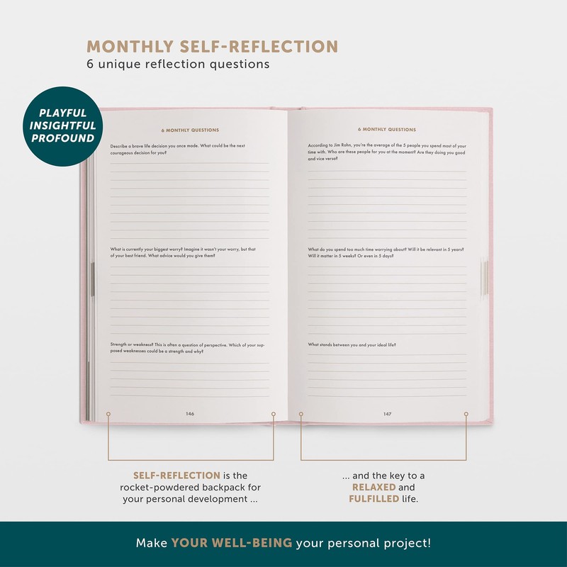 6-Minute® Diary Pure – 3-Million-Copy Gratitude Journal for Women &