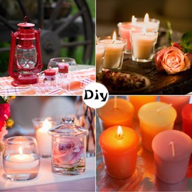 Mechas de vela 100PCS bajo humo base de algodón con Base de mecha de vela de mecha de vela para la fabricación de velas de bricolaje(8cm)