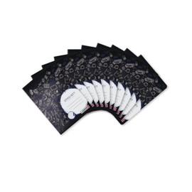 Landre Notepad A5 for All Standard Letterings 80 g/m² Fine Wood-Free Writing Paper Pack of 10 3 Assorted Designs 16 Blatt