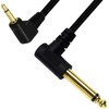 tunghey 2Pack Right Angle 90 Degree 1/8 to 1/4 Mono