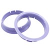 4x Centring Rings 64.0 to 60.1/64.0-60.1 Purple
