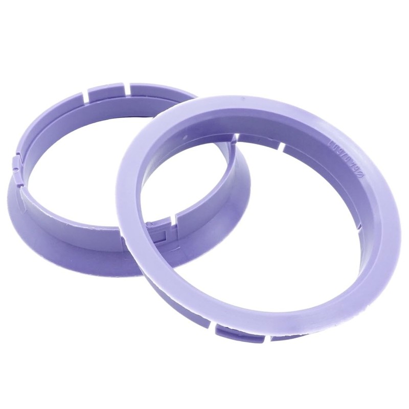 4x Centring Rings 64.0 to 60.1/64.0-60.1 Purple