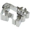 Staedter Cow Embossing Cookie Cutter, 7 cm, Stainless Steel, Silver,