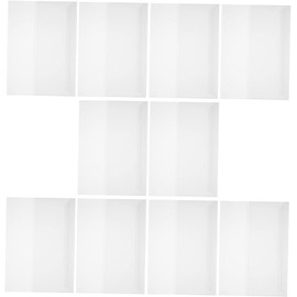 Tofficu Película Protectora para Libros Transparente de 10 Hojas Pp sin Necesidad de Cortar para Uso en Casa y Oficina Funda de Libro Resistente al Agua