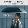 Wpc. IZA Men's Sunny and Rainy Umbrella [100% Light Blocking