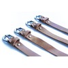 Genuine Leather Straps (4 Pack),Leather Cinch Straps, Multipurpose Quality Hook